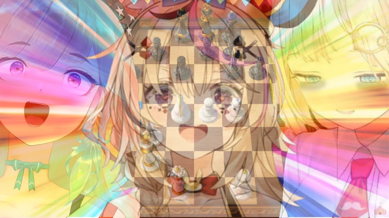Kiara and Amelia Chess Rematch with Polka's BGM