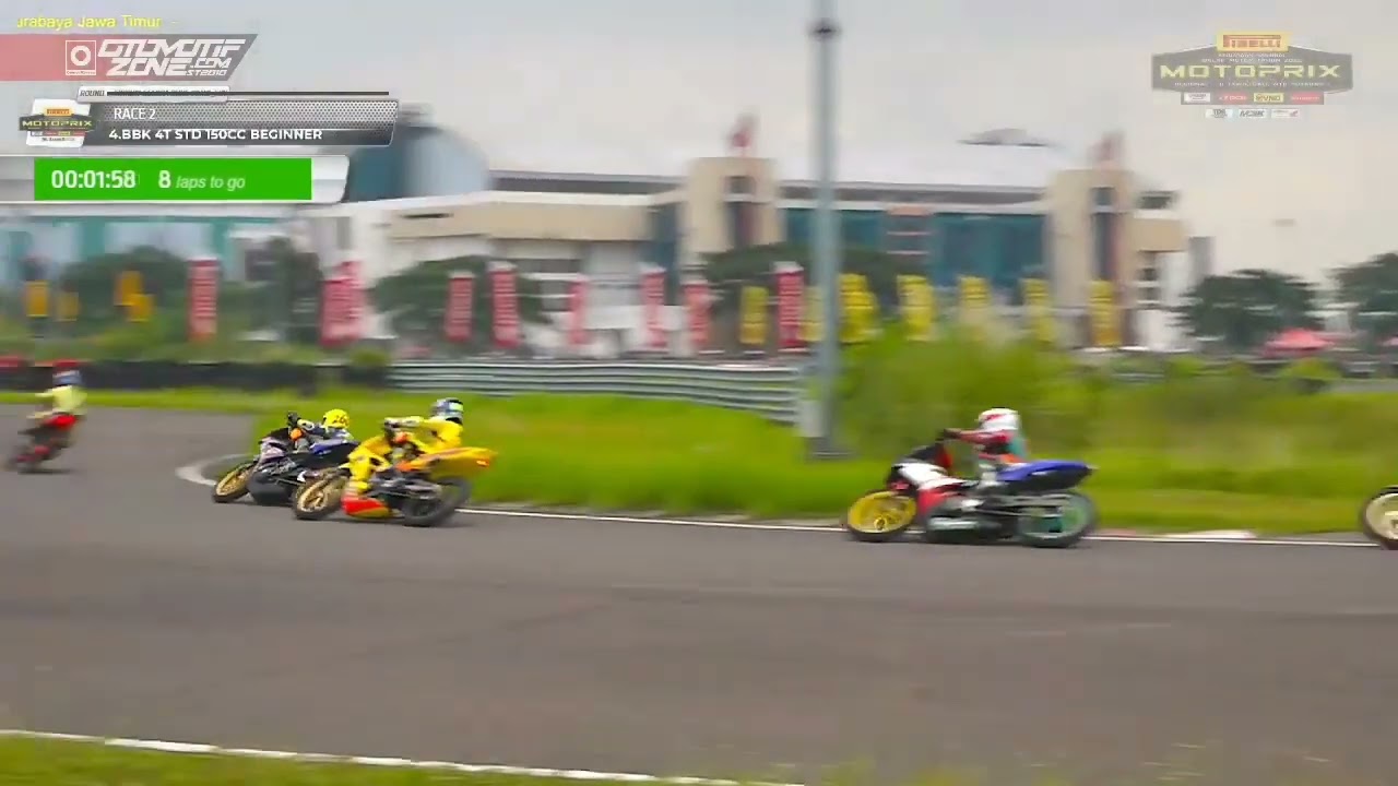 Full Race Bebek 4T s/d 150cc Beginner |  MOTOPRIX Round 1 Surabaya |  Sirkuit Gelora Bung Tomo Jatim