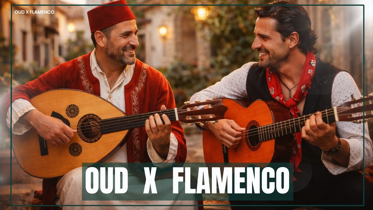 Desert Nights & Spanish Fire | Oud × Flamenco Fusion – Golden Arabic Tarab