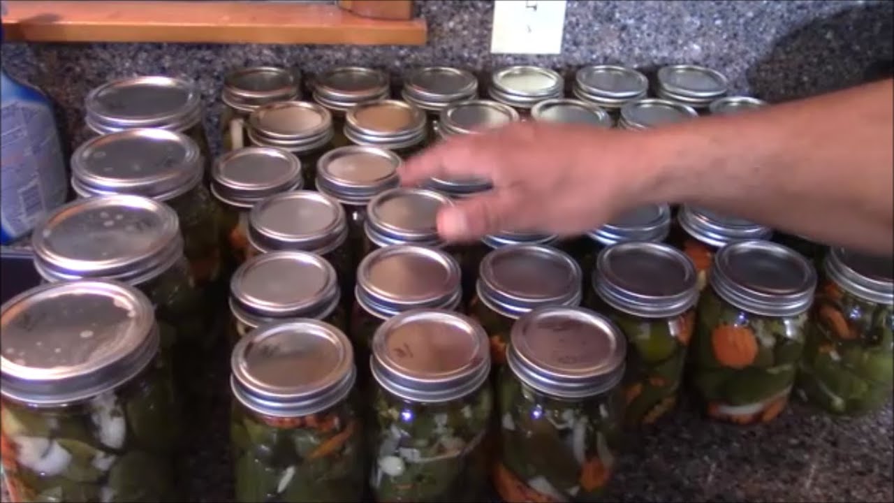 proceso de envasado de chile jalapeño