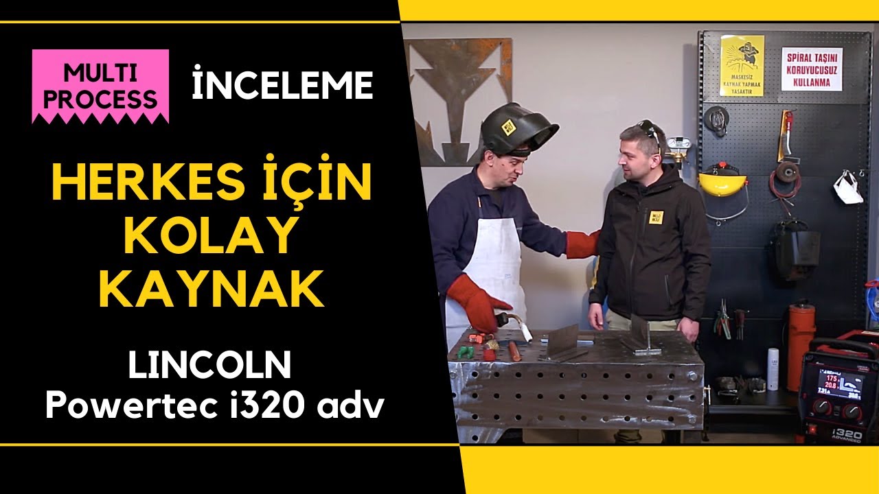 Lincoln Electric / Powertec i320 Advanced Multi-Process Kaynak Makinesi - Ürün İnceleme