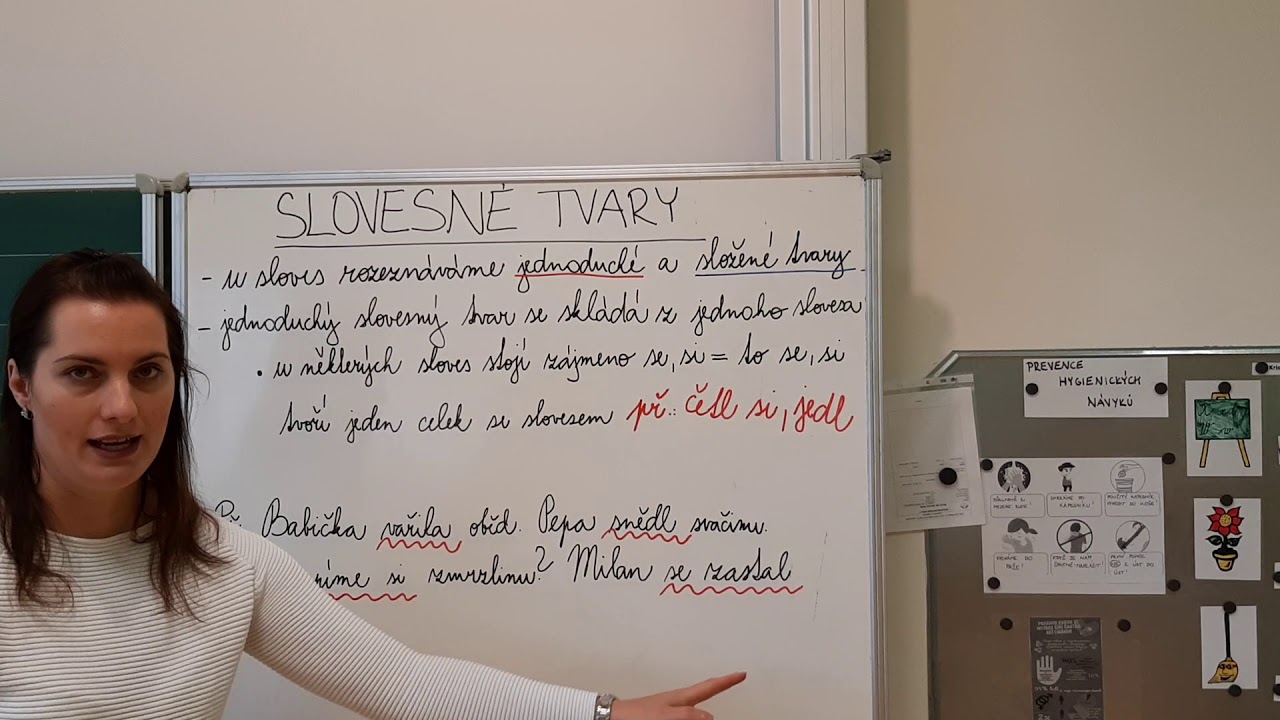 LenkaV video 04 Slovesa -slovesné tvary