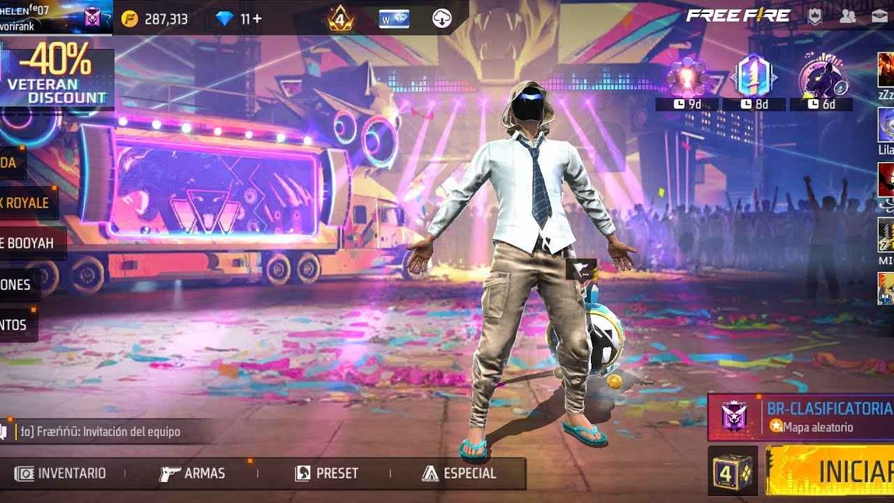 Jugando free fire sin hablar