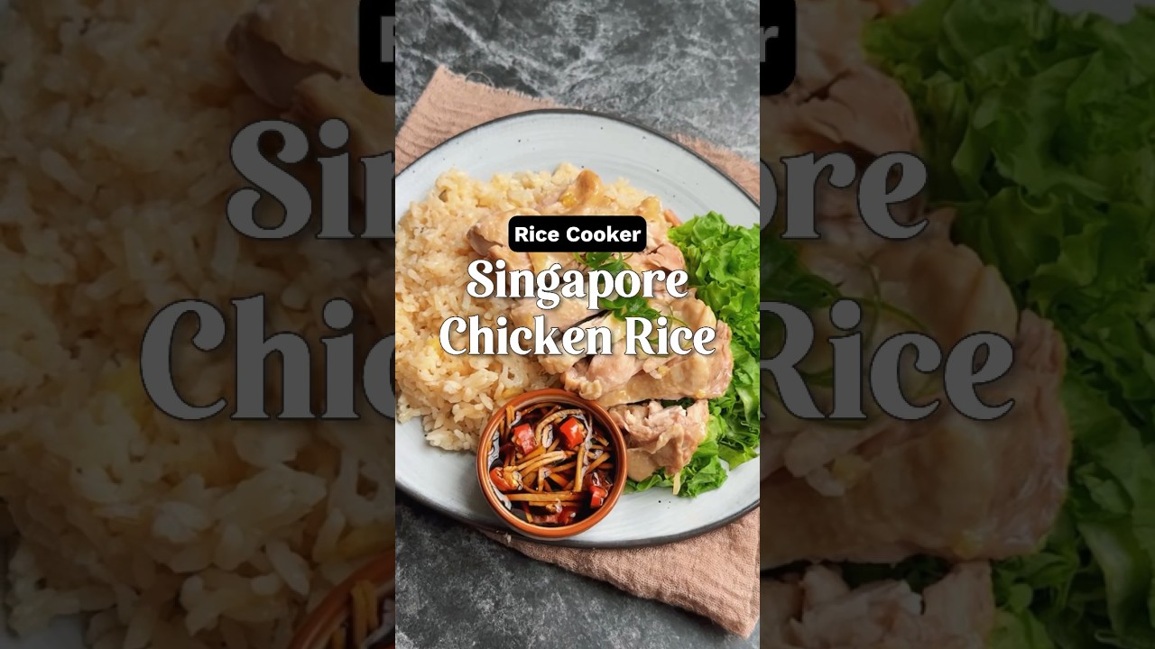 Modal Rice Cooker bisa bikin &ldquo;Singapore Chicken Rice&rdquo; #ricecookerrecipe #chickenrice #homecooking
