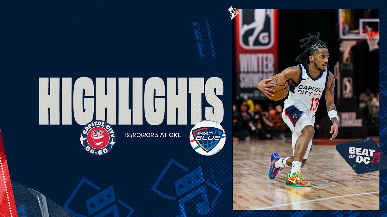 Highlights: Capital City Go-Go at Oklahoma City Blue | 12.20.25