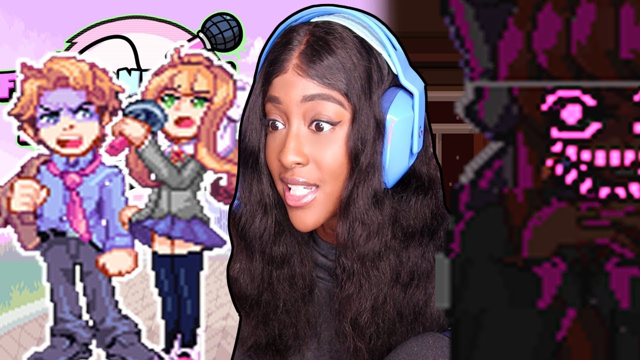 JUST MONIKA... but Senpai wants to sing too... | Friday Night Funkin [Monika Full Week]