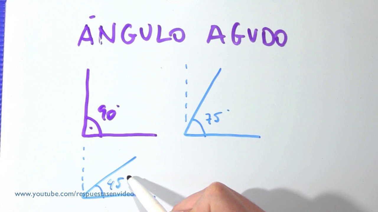 Qu&eacute; es un &aacute;ngulo agudo - Cu&aacute;l es, definici&oacute;n, dibujos y ejemplos