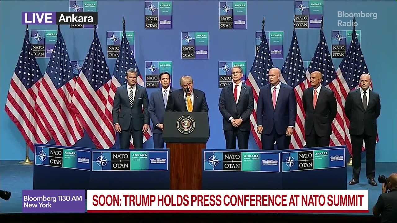 Trump Says We May Hit Iran Again Tonight (NATO Press Conference)
