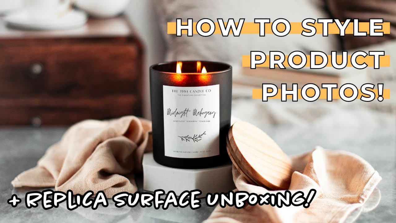 How to Style Stunning Product Photos + Unboxing New Double Sided Replica Surfaces!