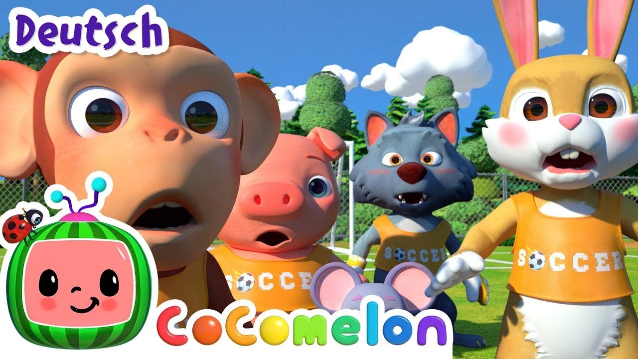Das Fußballlied | CoComelon - JJ's Tier Zeit Deutsch | Cartoons und Kinderlieder