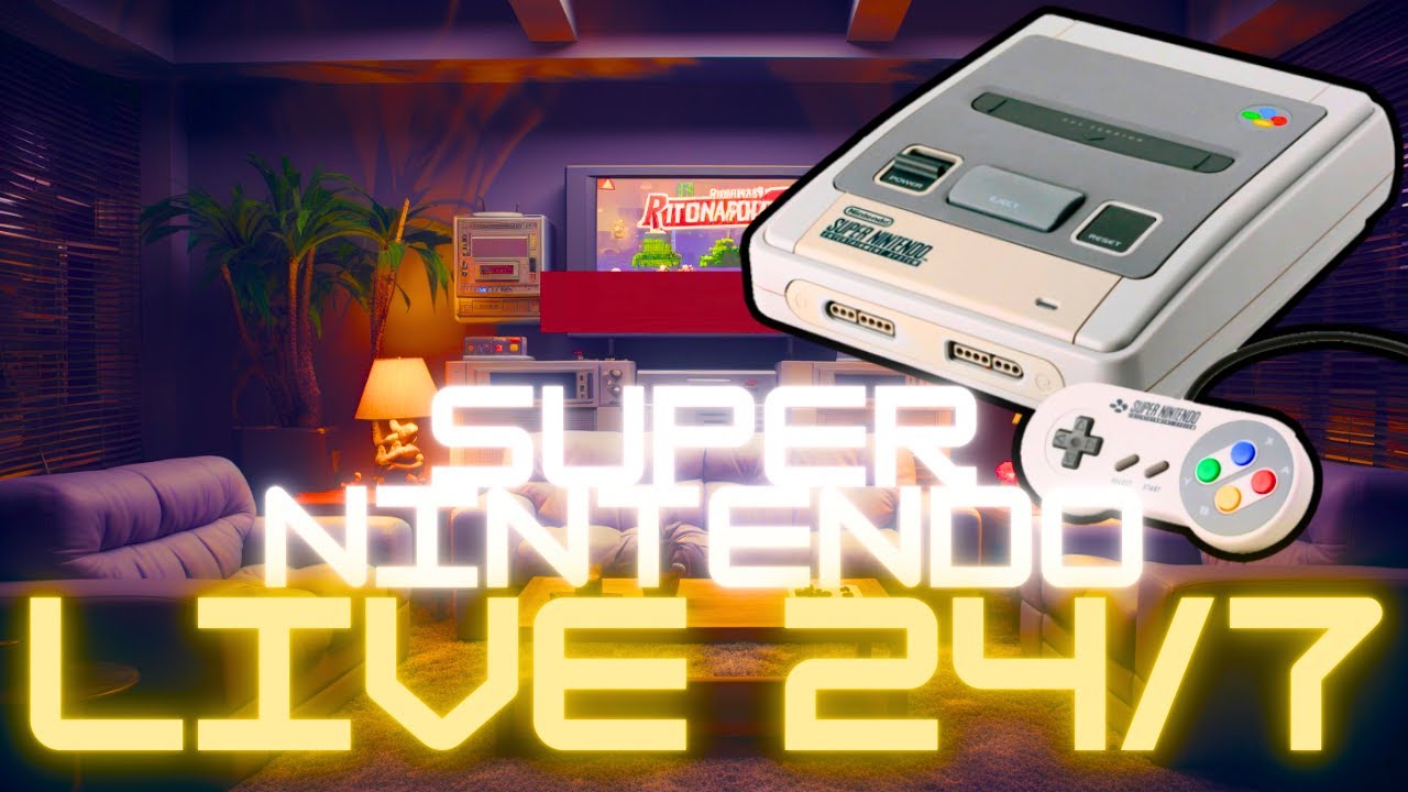 🔴 24/7 snes 🎮 gameplay to study/relax to