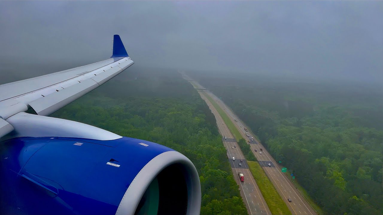 [4K] – Low Visibility Richmond Landing – Breeze Airways – Airbus A220-300 – N203BZ – SCS Ep. 1054