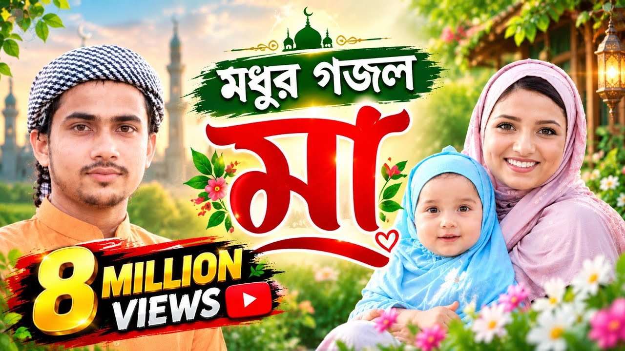 Md huzaifa bangla Gojol ¦ bangla lyrics ¦ MA Go Tomar Charan Tole ¦ md hujaifa gazal ¦ GOJOLA REHMAT