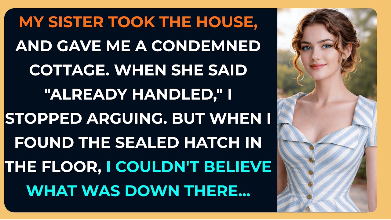 My Sister Kept The Family Home And Left Me A Condemned Cottage. But When I Opened The Floor...