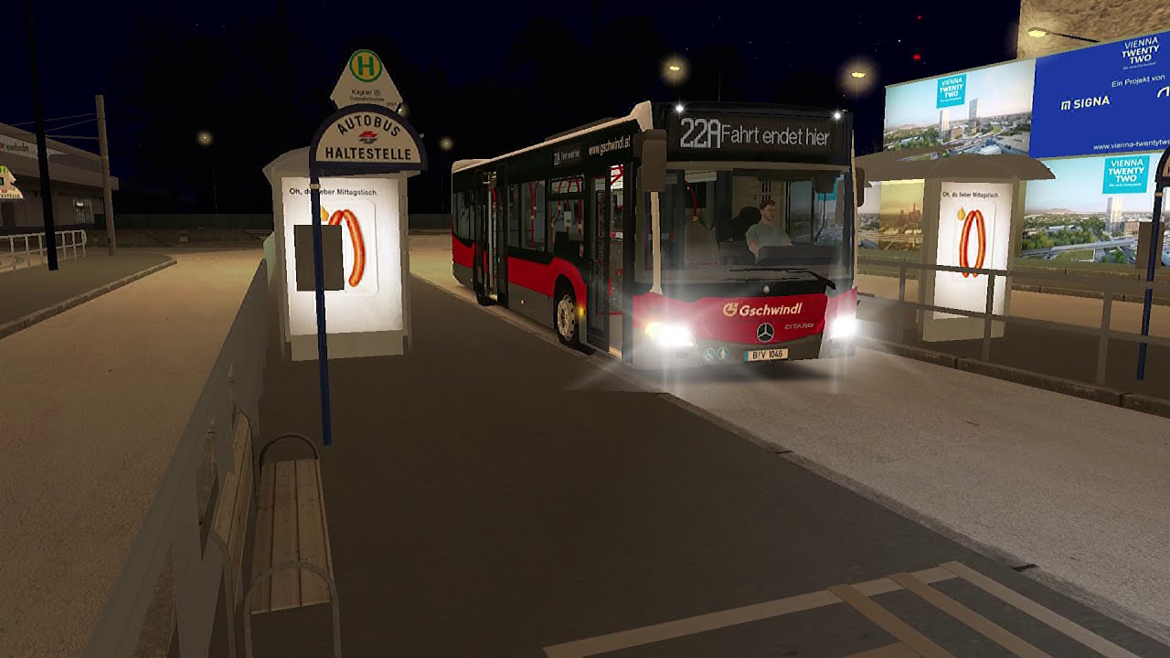 Silvester Special | Mit dem 22A von Contiweg/Amongasse - Kagran | Wien 3 | 🏁OMSI 2 Staffel 1🏁 #003