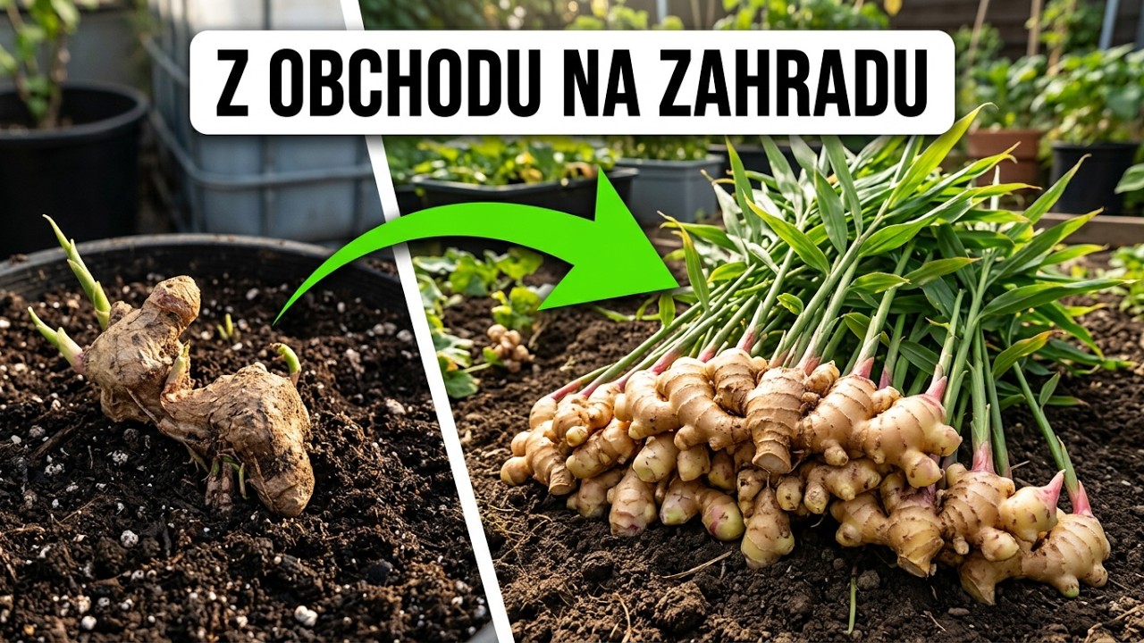 zázvor pěstování v českých podmínkách, jak vypěstovat zázvor z koupeného oddenku 🌿