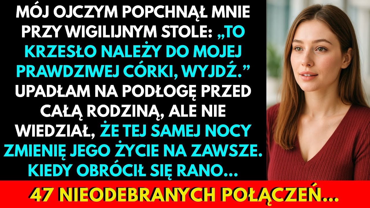Mój Ojczym Popchnął Mnie W Wigilię: „To Miejsce Dla Mojej Prawdziwej Córki, Wynoś Się.” Wyszłam...