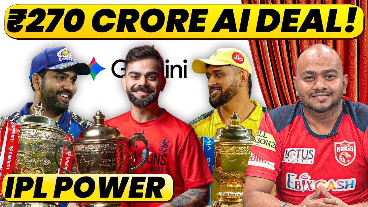 ₹270 Crore AI Deal! BCCI Seals One of IPL&rsquo;s Biggest Sponsorships | IPL 2026 | BCCI