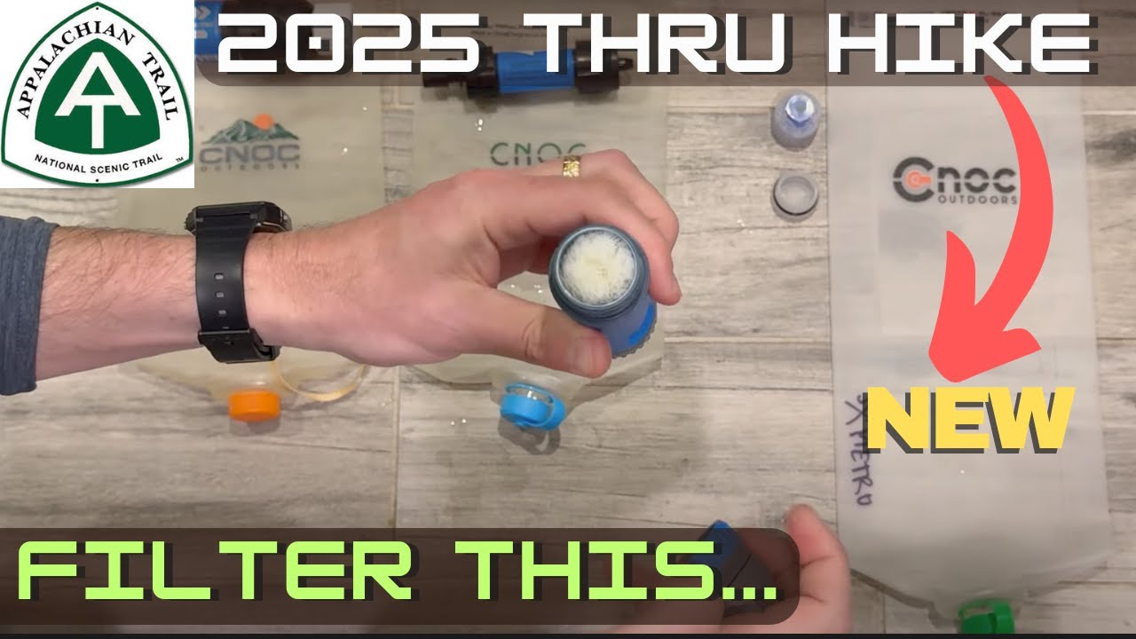 2025 Appalachian Trail Thru Hike How To Filter Water CNOC VectoX Platypus Quick Draw Water Filter