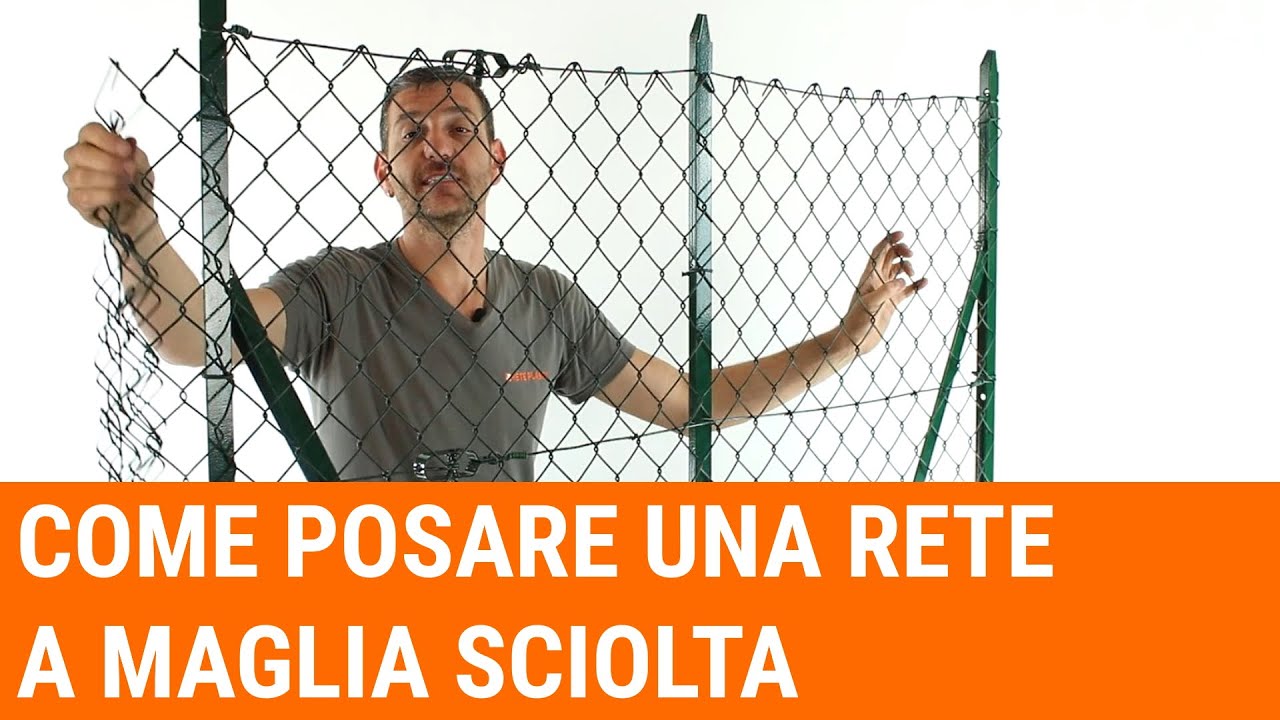 Tutorial: come posare una rete a maglia sciolta passo dopo passo