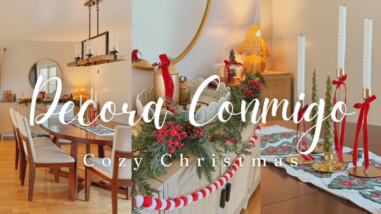 Decora Conmigo para Navidad | Comedor | Cozy Decor | Ideas para Decorar  🫖🎄🧸 