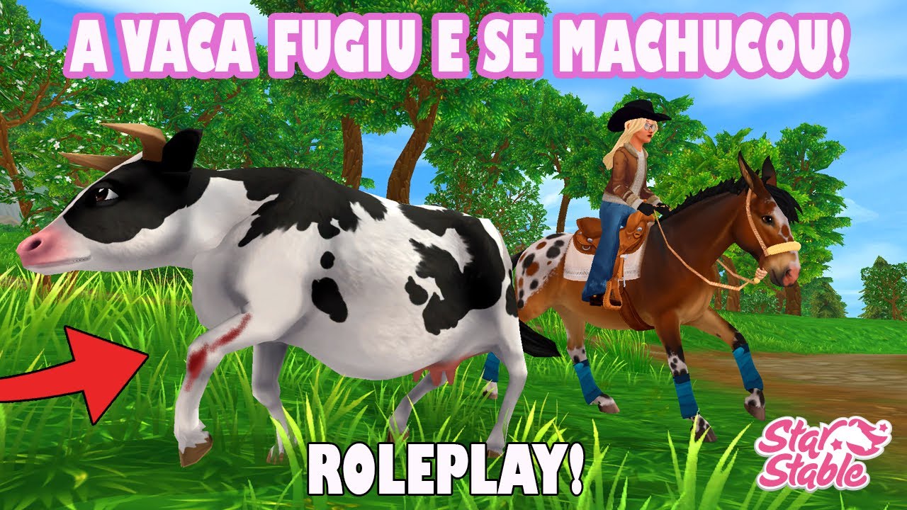 EU E A MULA VAMOS ATRÁS DAS VACAS LEITEIRAS! ROLEPLAY -starstable ​
