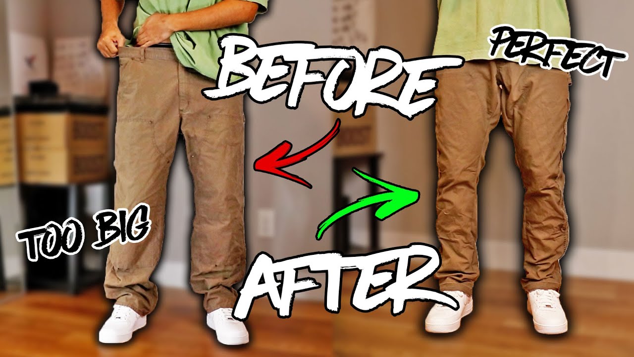 DIY | Taking 6 INCHES off the waist, TAPERING it, then adding FLARE PANELS | JULIUS