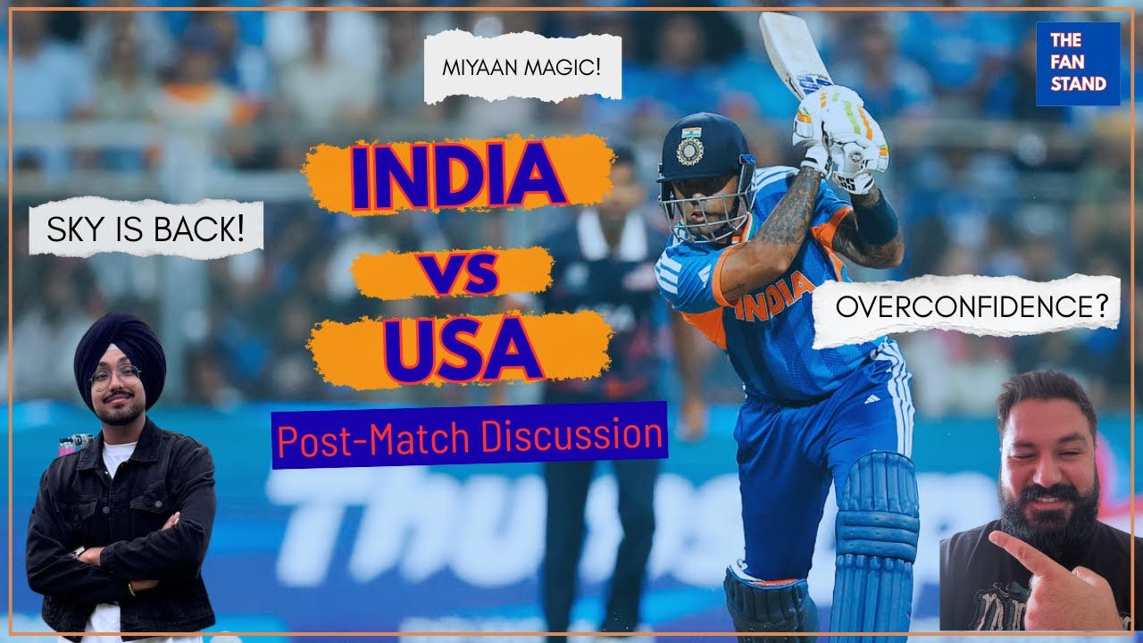 India vs USA T20 World Cup Post Match Analysis | SKY Fifty, Batting Collapse & Key Talking Points