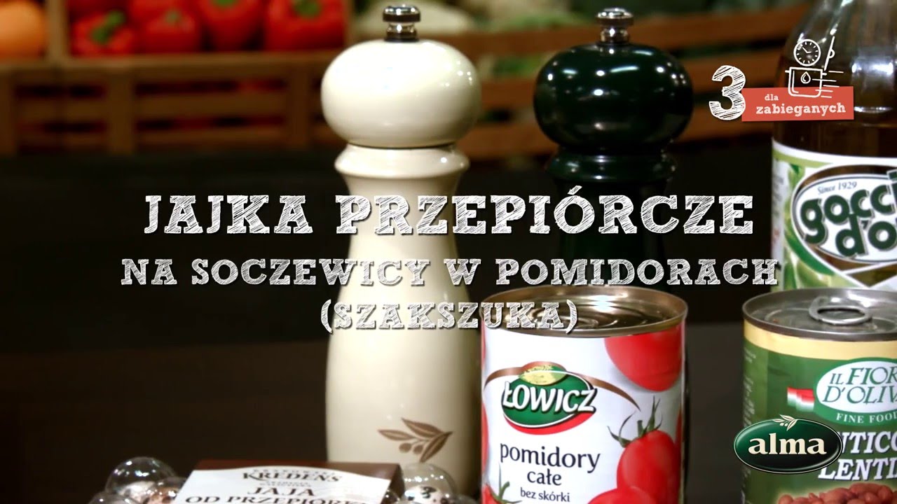 Alma Smart Menu - Jajka przepi&oacute;rcze na soczewicy w pomidorach