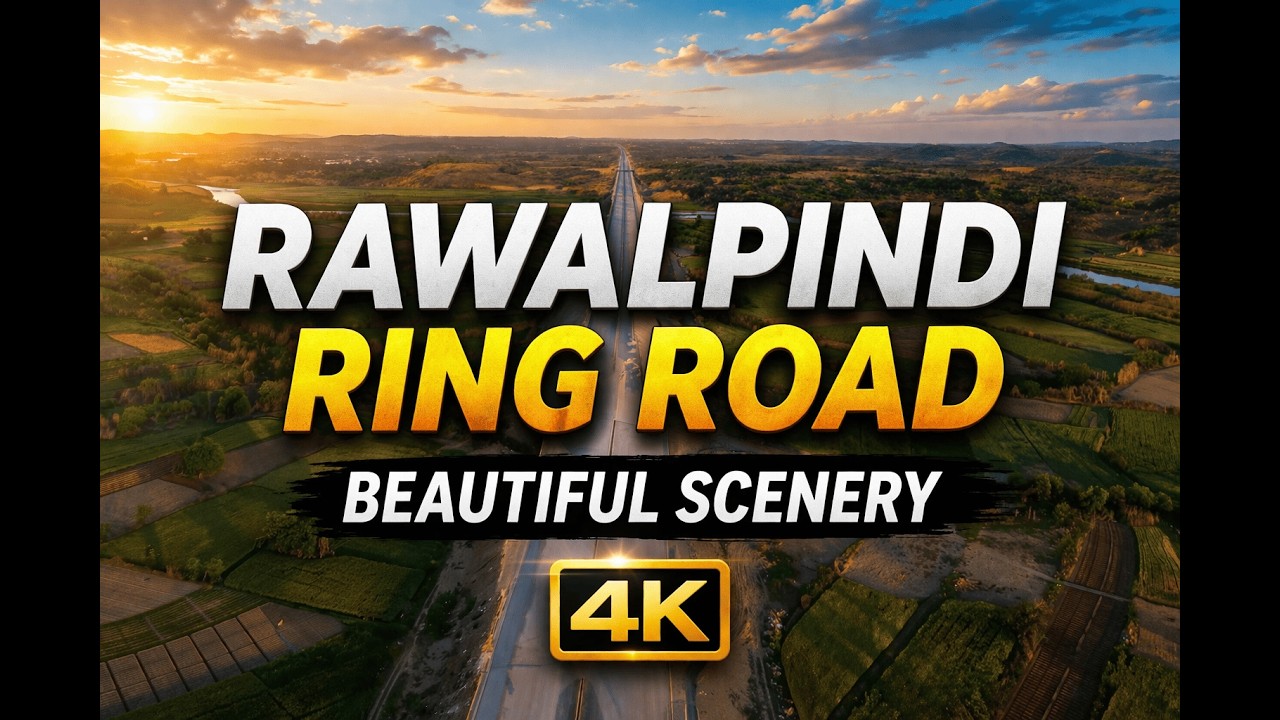 Flying Over Rawalpindi Ring Road 🇵🇰 | Breathtaking 4K Drone Shots