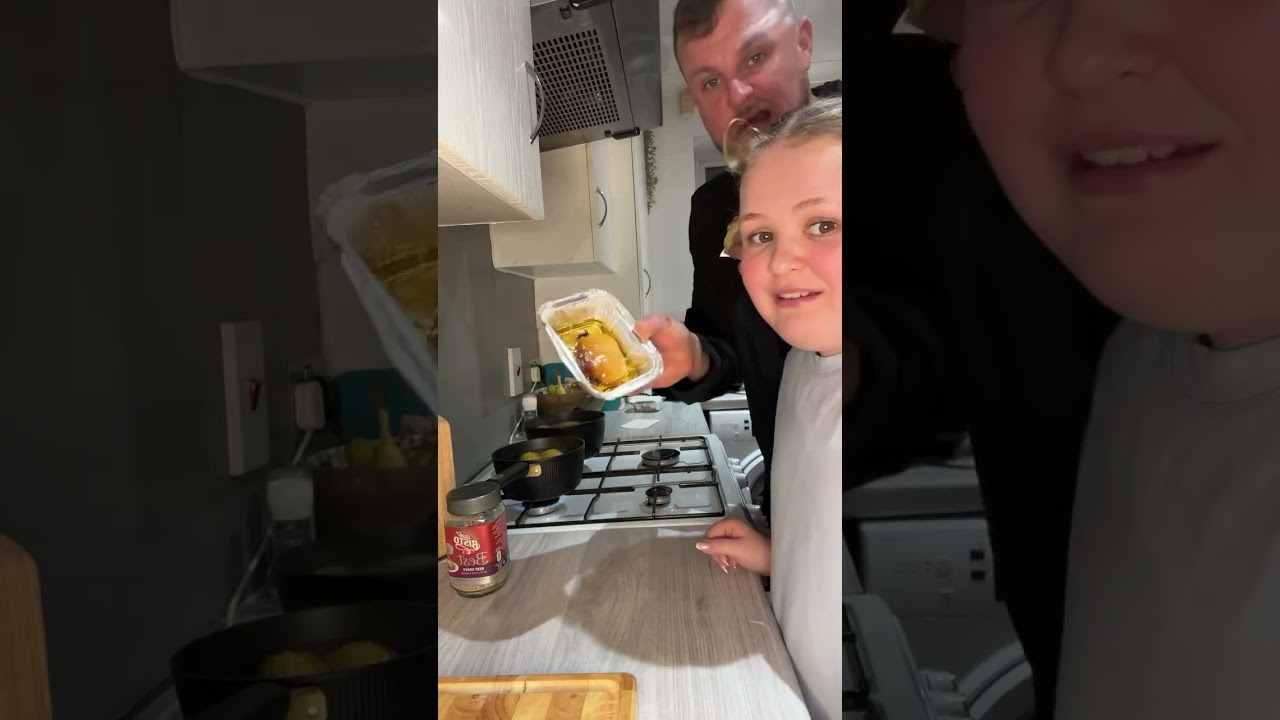 Cooking and music with daddy and carly !!!