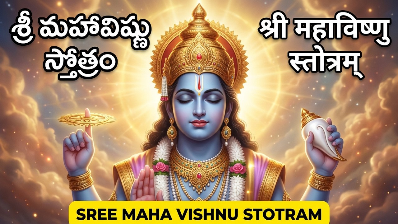 SREE MAHA VISHNU STOTRAM# SREE HARI STOTRAM# శ్రీ మాధవ స్తోత్రంGovind Damodar Stotram# गोविन्द दामोद