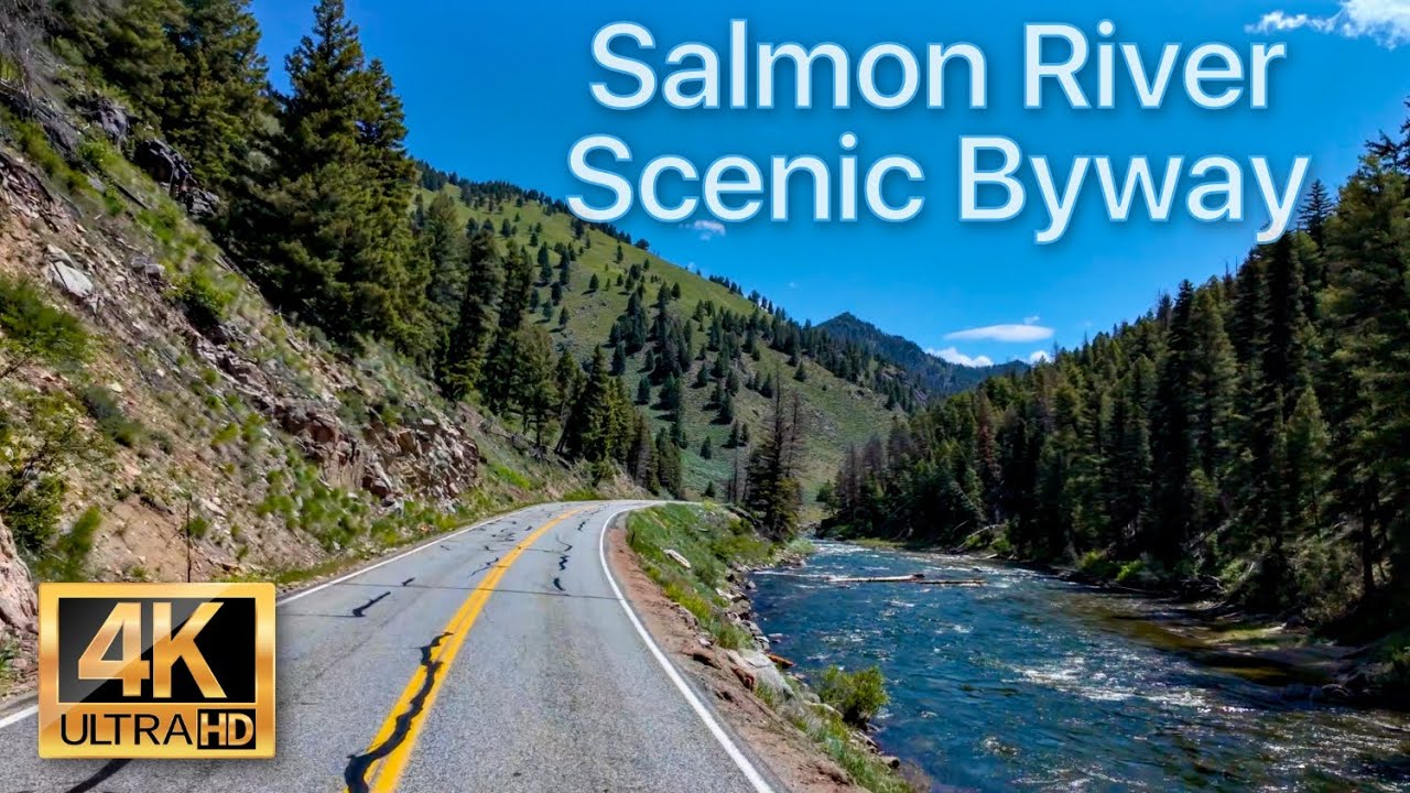 Salmon River Scenic Byway – Stunning Idaho Drive from Stanley to Salmon in 4K HDR!
