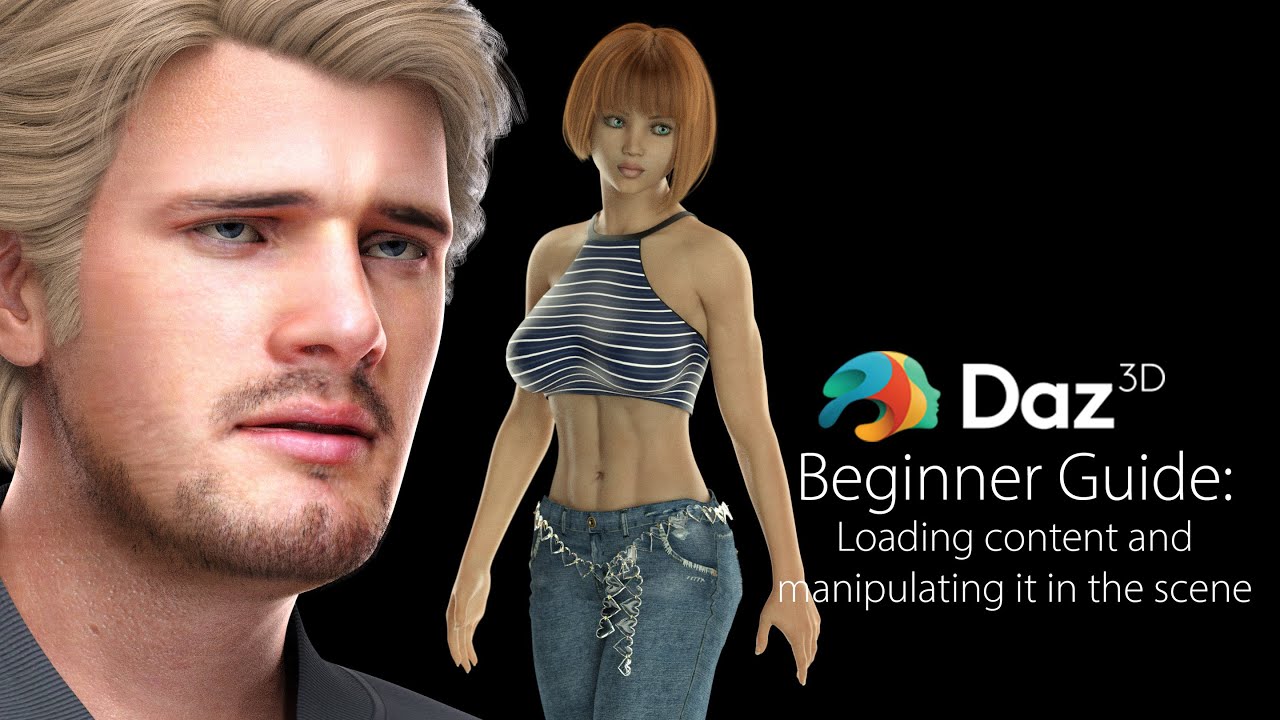 Daz Studio Beginner Guide: Loading content and manipulating it in your scene