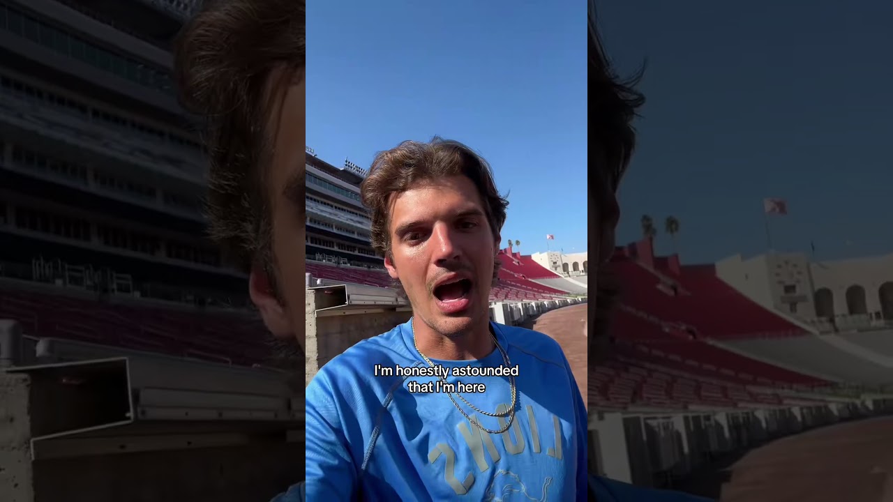 Can I Walk On The Field At The LA Coliseum? #ncaafootball #usc #cfb