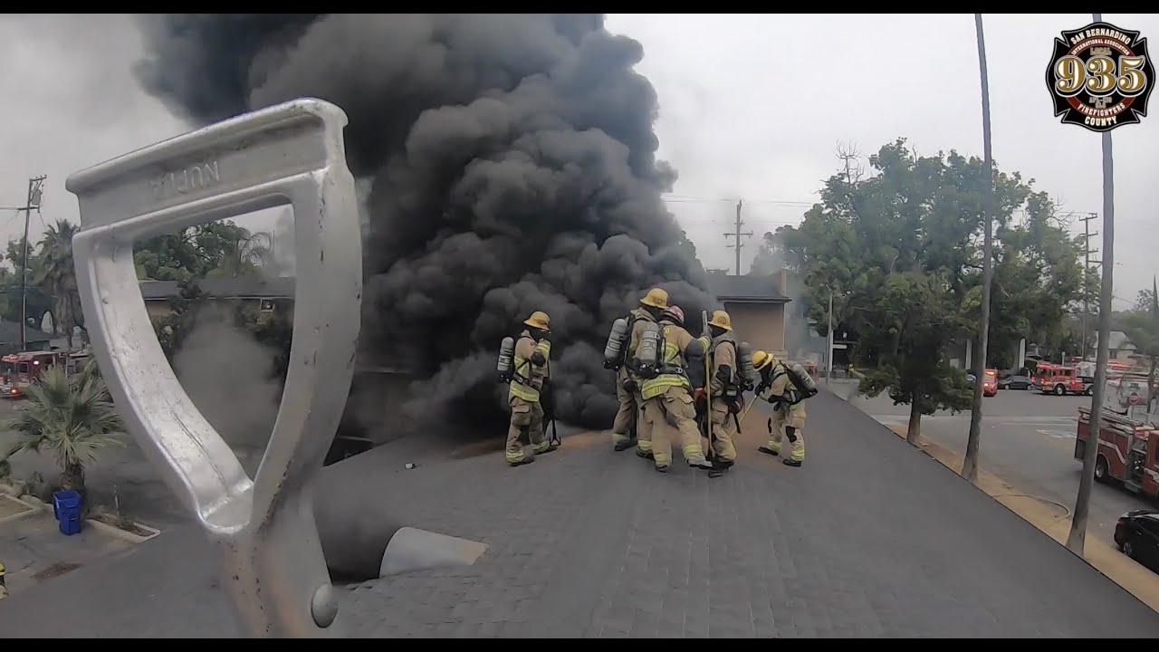 Commercial Structure Fire 16th/Arrowhead San Bernardino