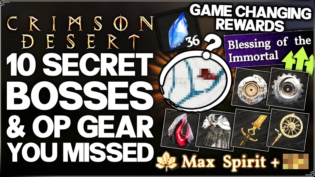 Багровая пустыня &mdash; 10 НЕВЕРОЯТНЫХ скрытых боссов, которых вы пропустили &mdash; Руководство по имбаланс...