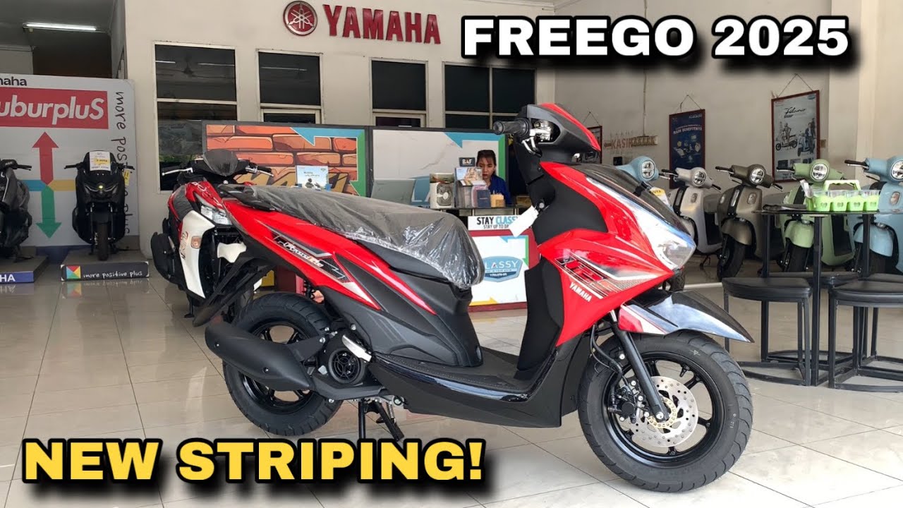 BARU‼️YAMAHA FREEGO 125 2025 MERAH GLOSSY