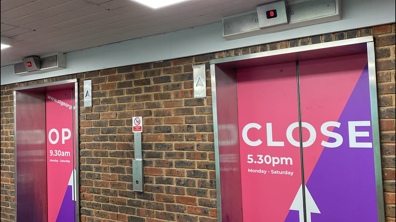 OTIS Mod Emerald Elevators Lifts at St Georges Shopping Centre in Gravesend