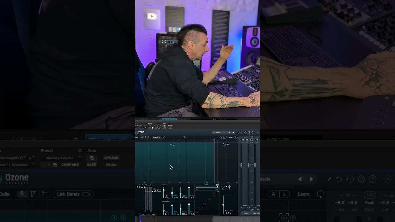 Try these settings on your MIX! #producer #mixingandmastering #mastering