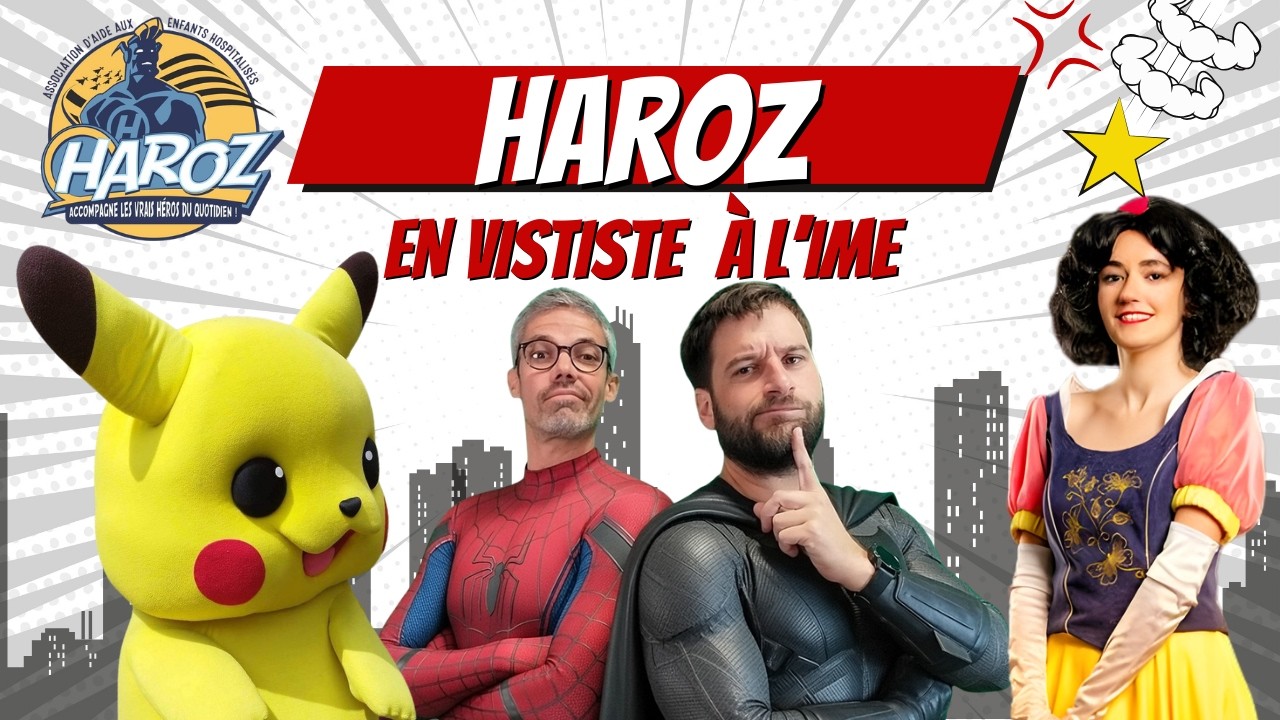 Super-héros, cadeaux et sourires : la mission de l’association Haroz