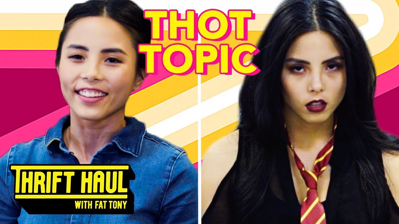 Thot Topic ft. Anna Akana and Mike Diva | Thrift Haul | Tatered