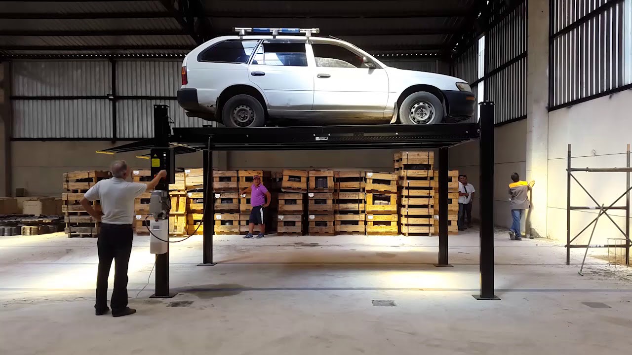 Elevador de vehiculos para estacionamiento garaje