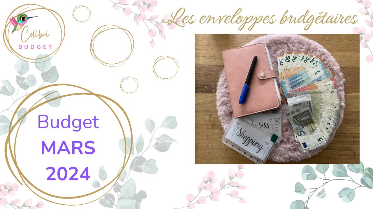 Méthode des enveloppes budget mars