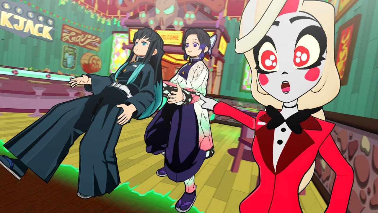 The Demon Slayers visit the Hazbin Hotel! part 2 (demon slayer vr)