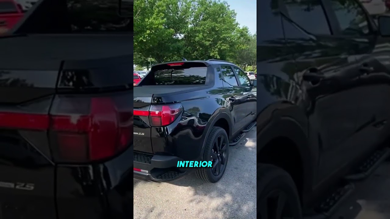 Hyundai Santa Cruz Night 2024 года &mdash; пикап выглядит лучше, чем Ford Maverick?! #hyundaisantacruz2023
