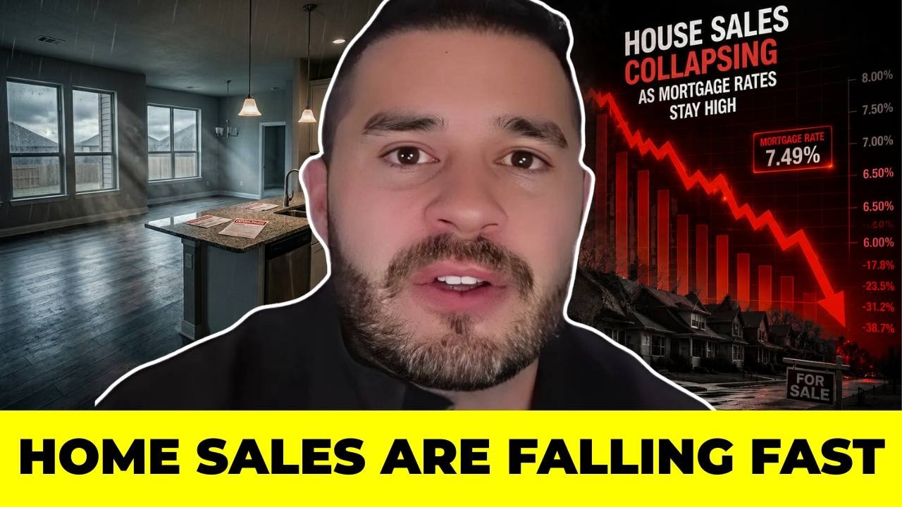 Home Sales Are COLLAPSING as Mortgage Rates Stay High