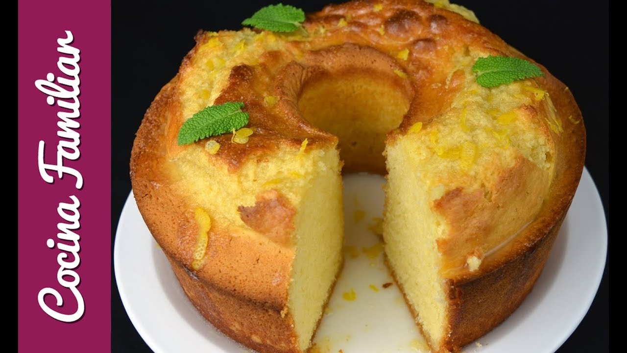 Pastel de limón con glaseado de limón Javier Romero