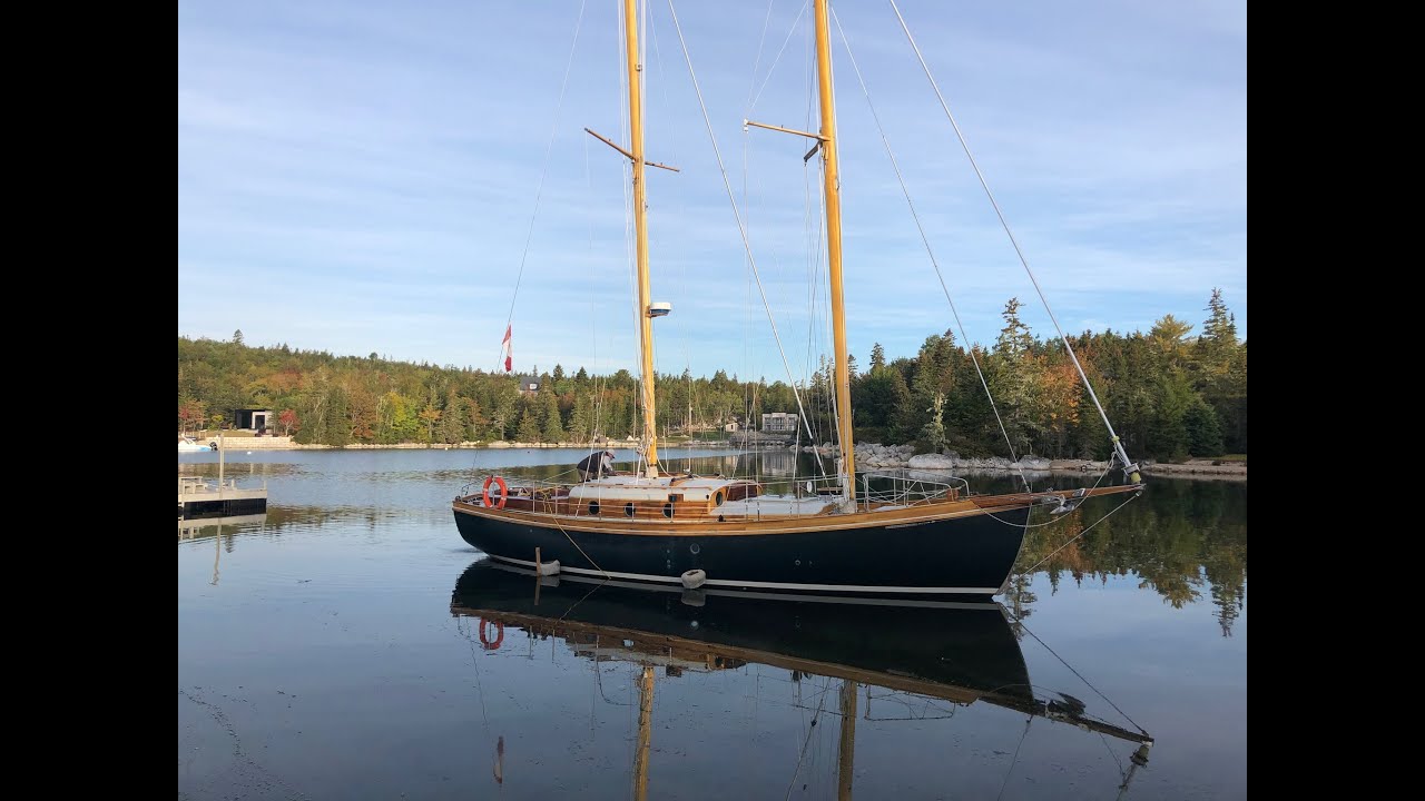 Covey Island 38' Schooner. This Custom Schooner is a must see, powered by twin Yanmar's!