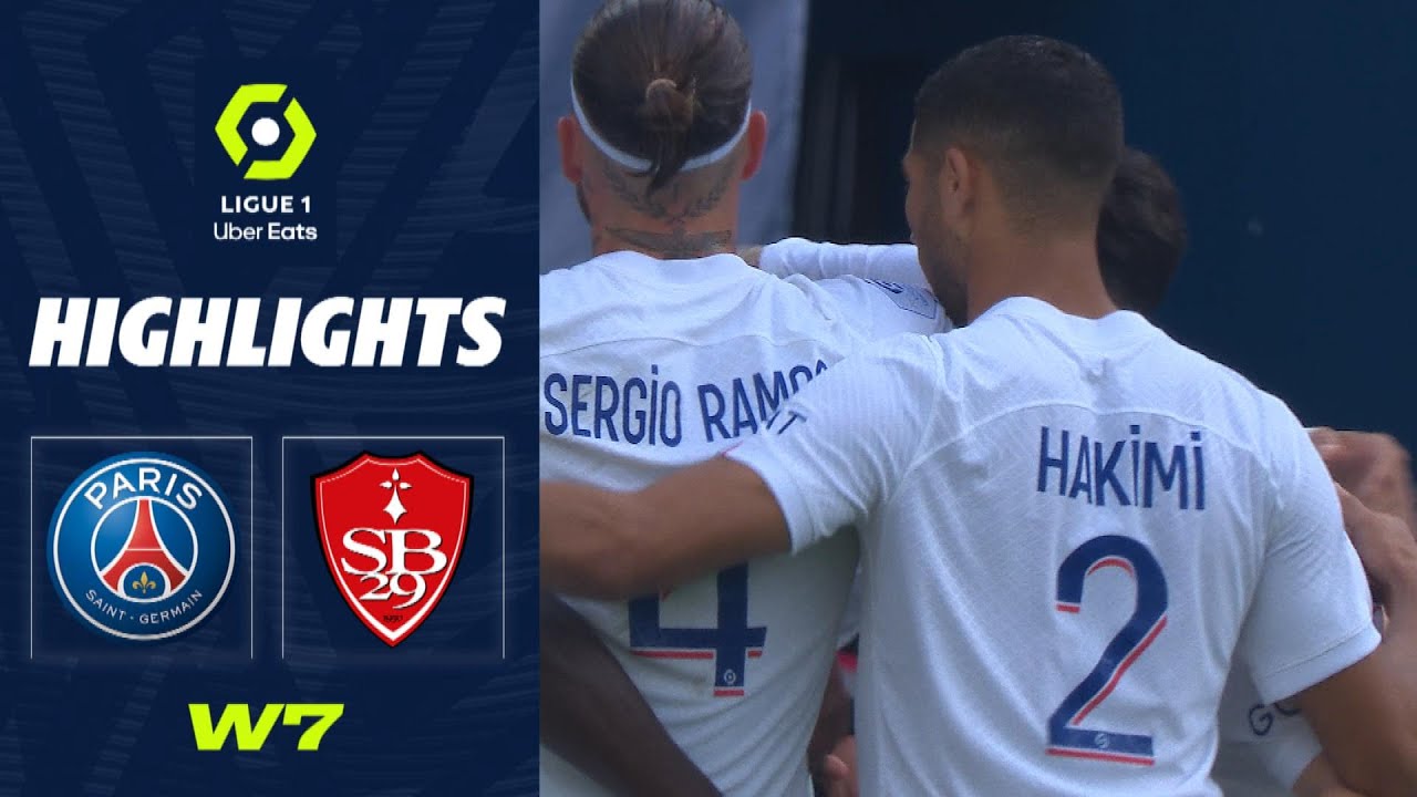 PARIS SAINT-GERMAIN - STADE BRESTOIS 29 (1 - 0) - Highlights - (PSG - SB29) / 2022-2023